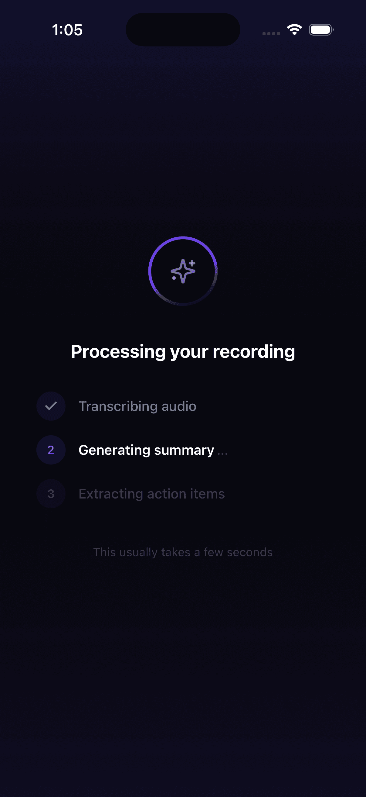 AI Processing — AI Voice Notes