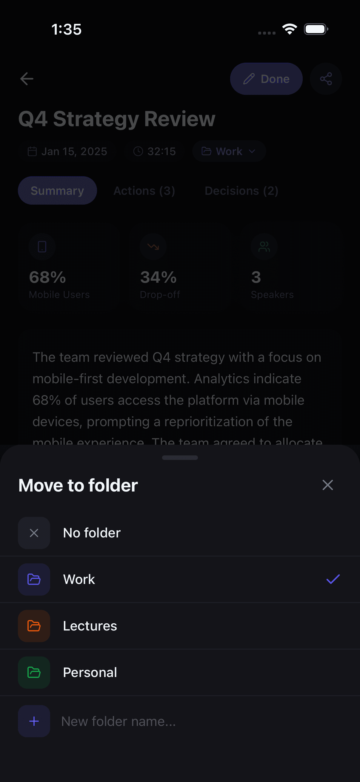 Edit Notes — AI Voice Notes