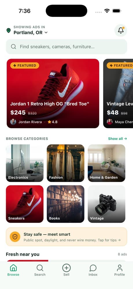 02 — All-in-One Marketplace App