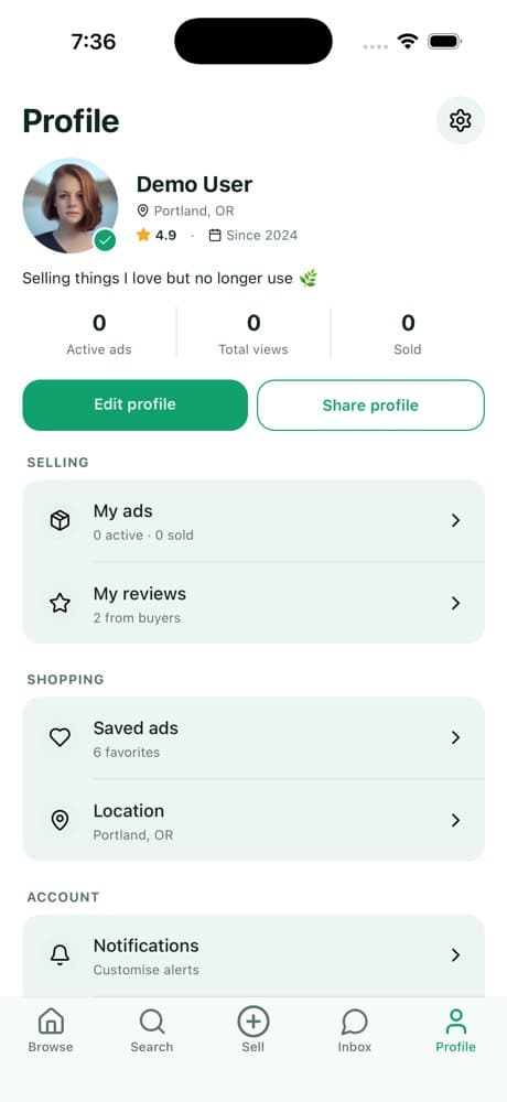 03 — All-in-One Marketplace App
