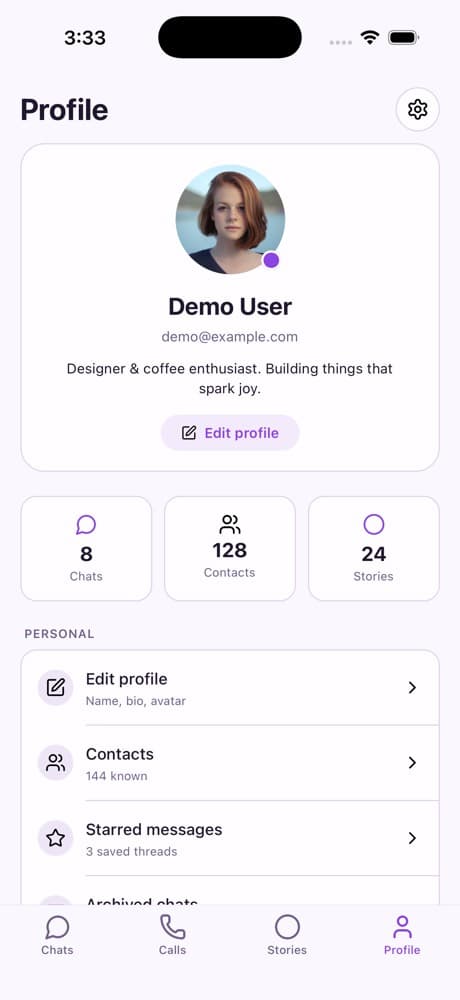 03 — Chat & Messaging App