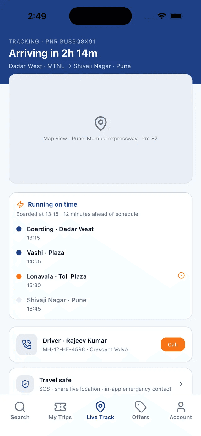 Live Trip Tracking — Full-Stack Starter Bundle