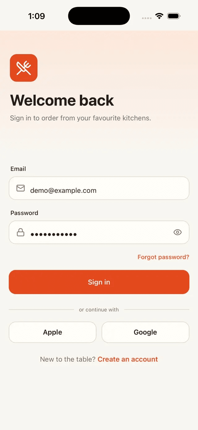 Sign In — Full-Stack Starter Bundle