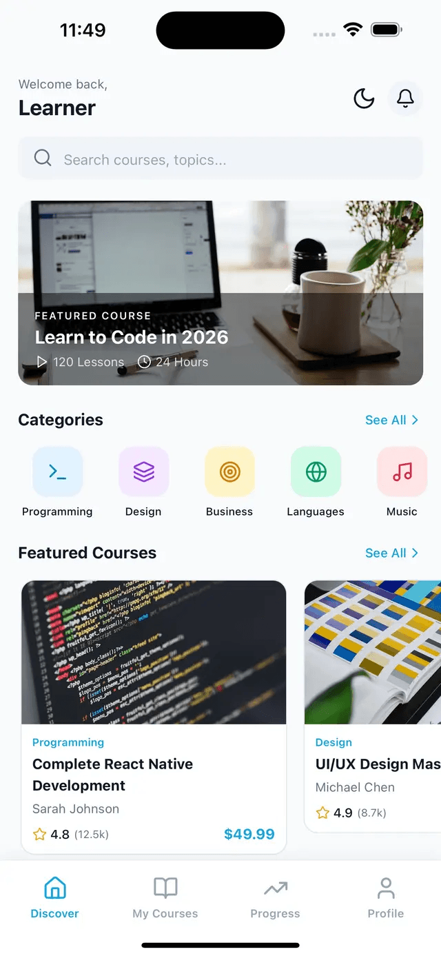 Learning Home — Full-Stack Starter Bundle
