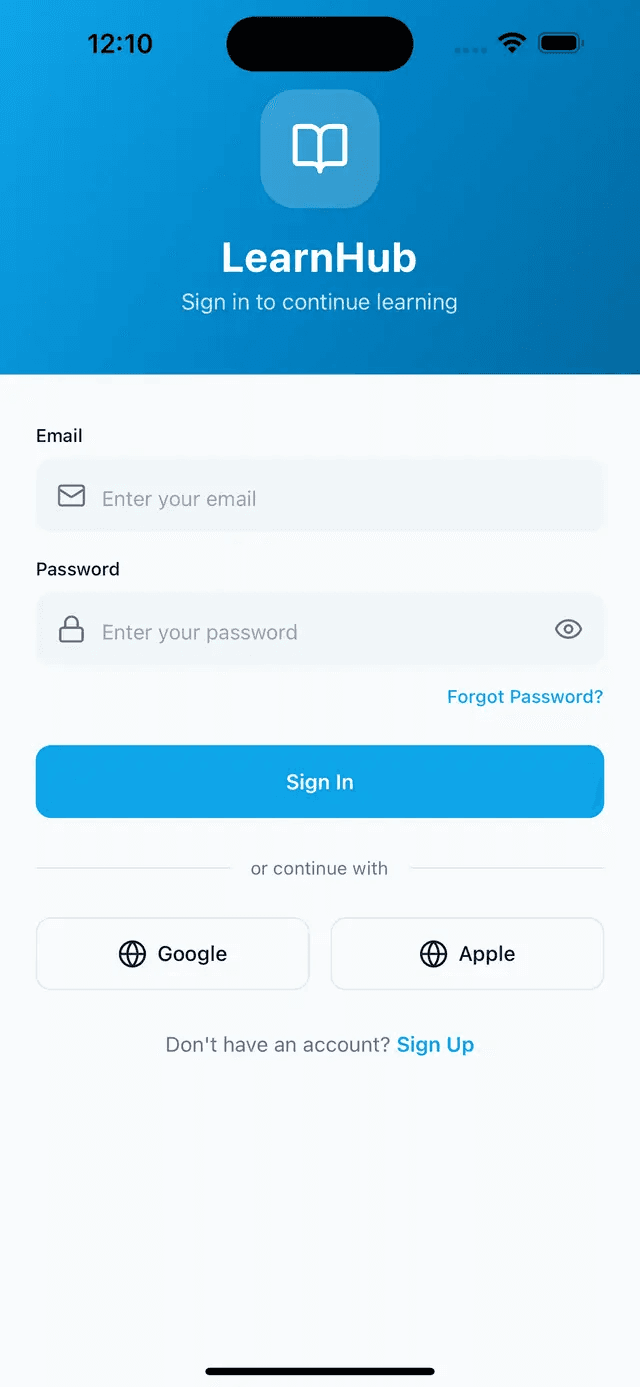 Sign In — Full-Stack Starter Bundle