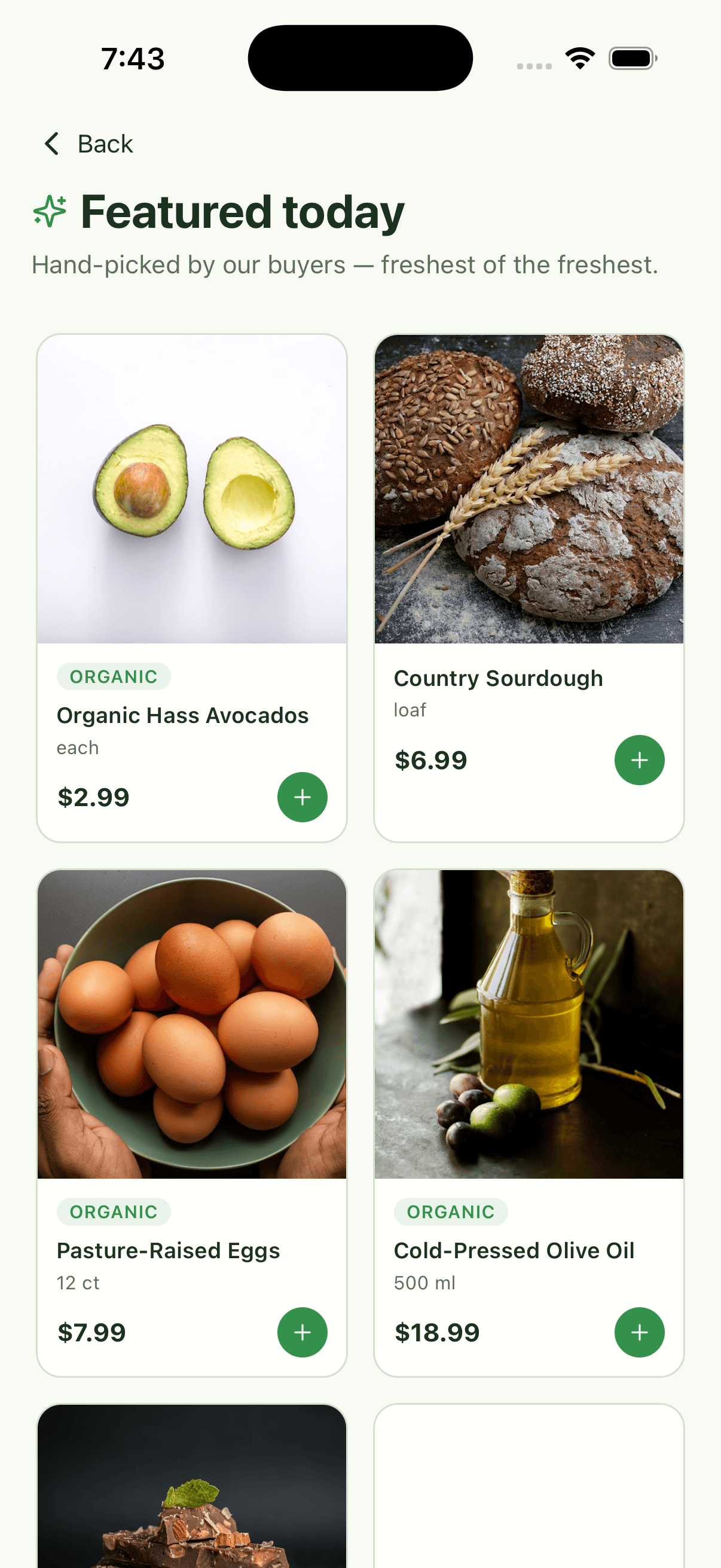 Featured Today — Grocery Delivery App