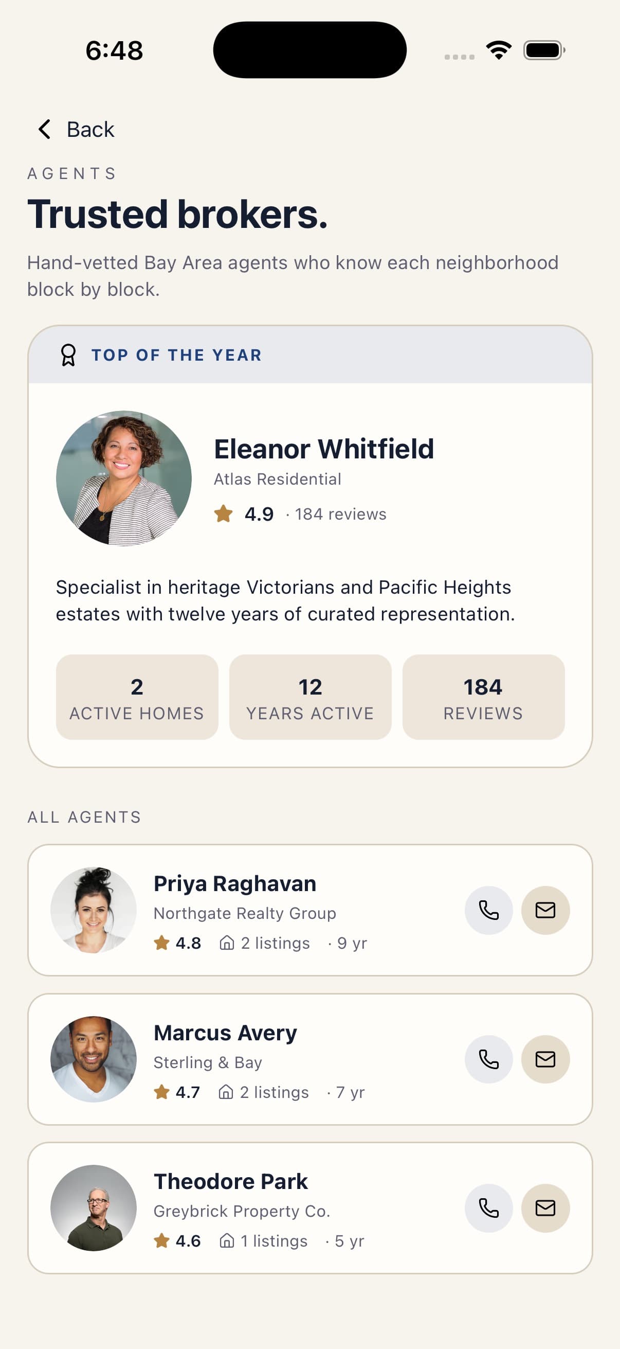Trusted Brokers — Hearthstone — Real Estate Listings