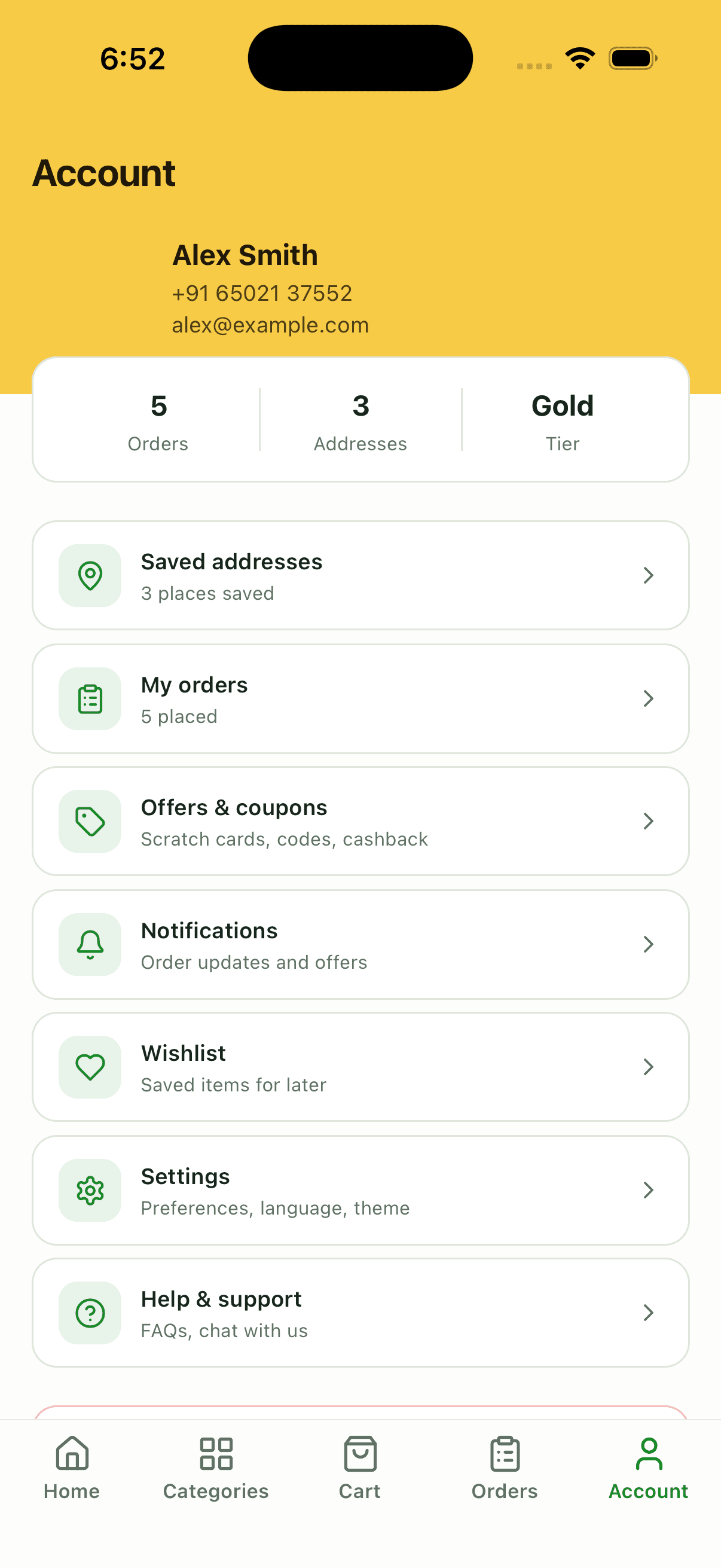 Fashion Store App hero preview