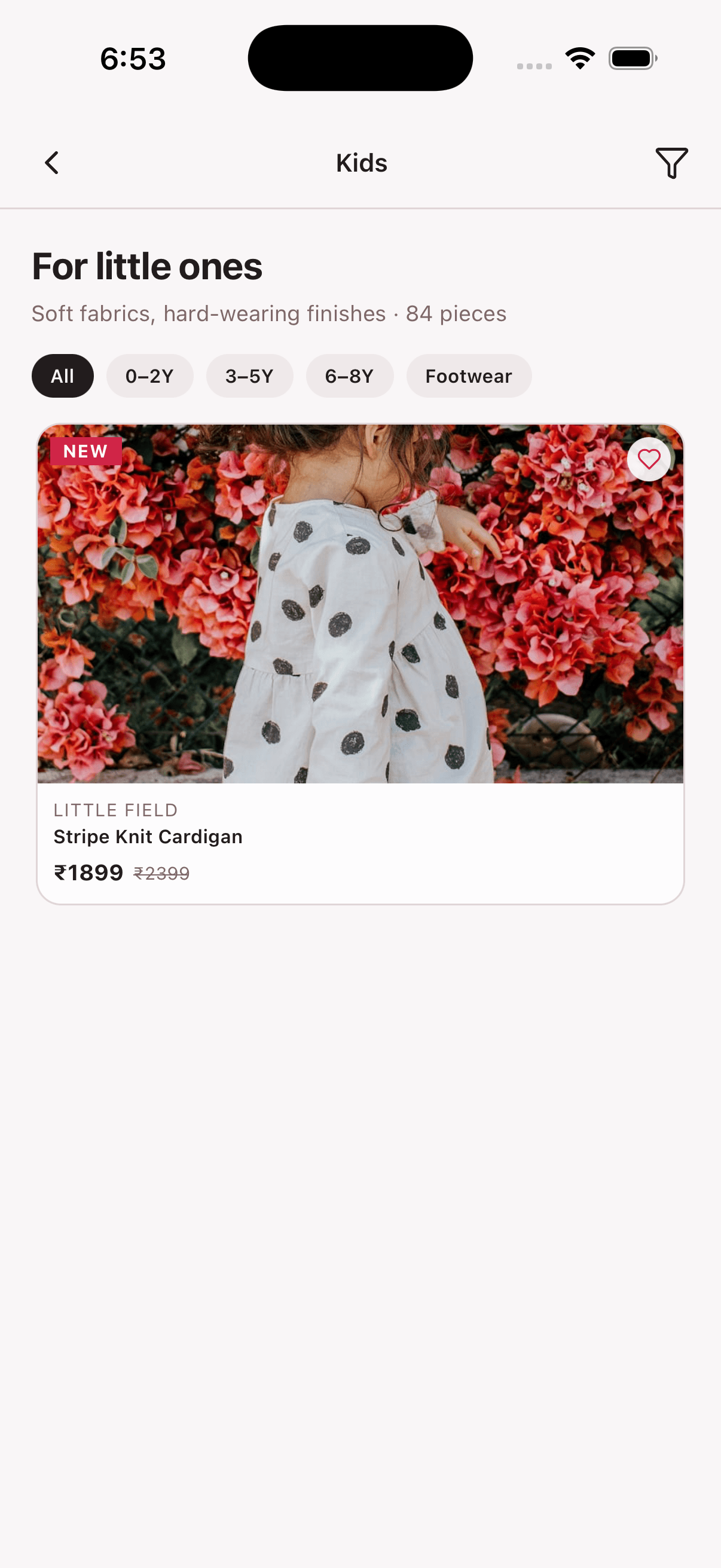 Kids — Fashion Store App