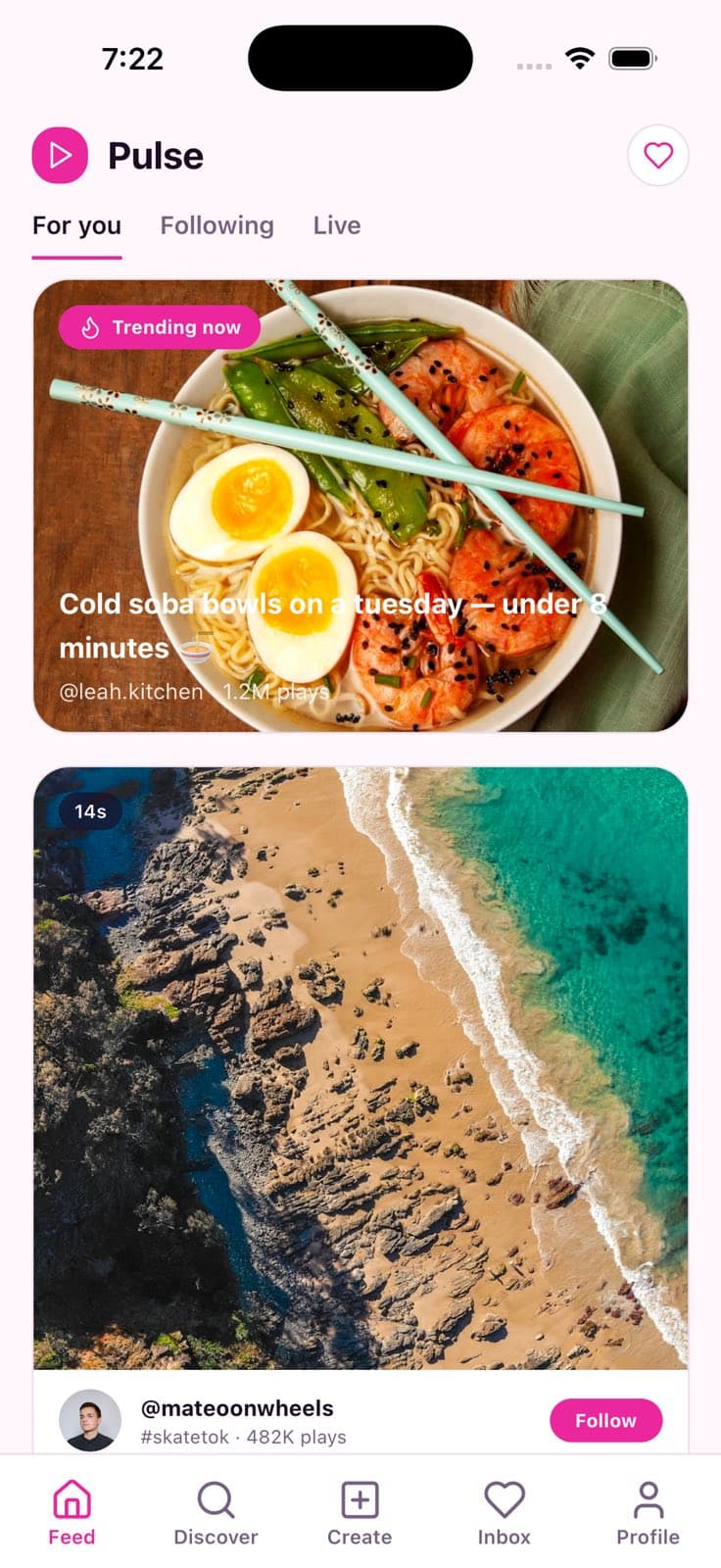 Pulse Feed — Short Video Social App